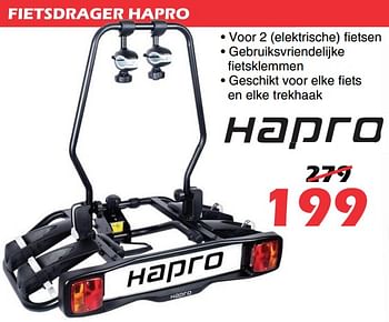 Promoties Fietsdrager hapro - Hapro - Geldig van 20/07/2020 tot 17/08/2020 bij Itek