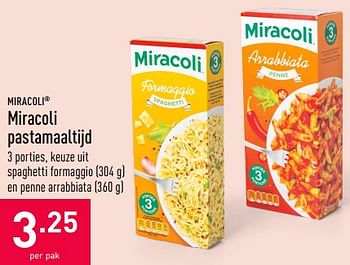 Promoties Miracoli pastamaaltijd - Miracoli - Geldig van 28/07/2020 tot 07/08/2020 bij Aldi