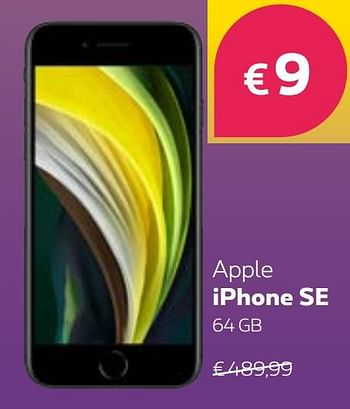 Promotions Apple iphone se 64 gb - Apple - Valide de 18/07/2020 à 31/07/2020 chez Proximus