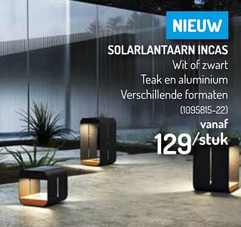 Promoties Solarlantaarn incas - Huismerk - Oh'Green - Geldig van 01/04/2020 tot 30/06/2020 bij Oh'Green