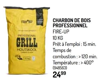 Promoties Charbon de bois professionnel fire-up - Fire up - Geldig van 01/04/2020 tot 30/06/2020 bij Oh'Green