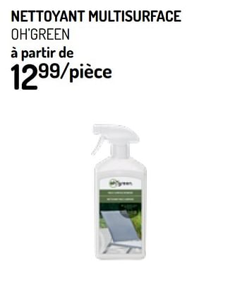 Promoties Nettoyant multisurface oh`green - Huismerk - Oh'Green - Geldig van 01/04/2020 tot 30/06/2020 bij Oh'Green