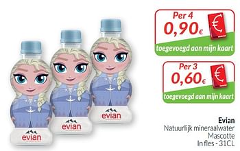 Promotions Evian natuurlijk mineraalwater mascotte - Evian - Valide de 01/08/2020 à 31/08/2020 chez Intermarche
