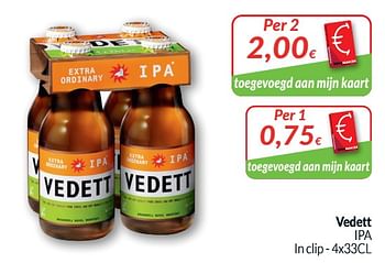 Promoties Vedett ipa - Vedett - Geldig van 01/08/2020 tot 31/08/2020 bij Intermarche