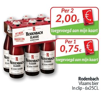 Promotions Rodenbach vlaams bier - Rodenbach - Valide de 01/08/2020 à 31/08/2020 chez Intermarche