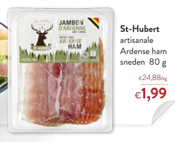 Promoties St-hubert artisanale ardense ham sneden - St. Hubert - Geldig van 29/07/2020 tot 11/08/2020 bij OKay