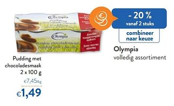 Promoties Olympia pudding met chocoladesmaak - Olympia - Geldig van 29/07/2020 tot 11/08/2020 bij OKay