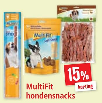 Promotions 15% korting multifit hondensnacks - Multifit - Valide de 05/08/2020 à 12/08/2020 chez Maxi Zoo