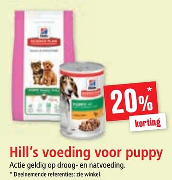 Promoties 20% korting hill`s voeding voor puppy - Hill's - Geldig van 05/08/2020 tot 12/08/2020 bij Maxi Zoo