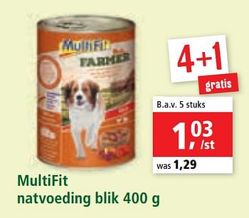 Promotions Multifit natvoeding - Multifit - Valide de 05/08/2020 à 12/08/2020 chez Maxi Zoo