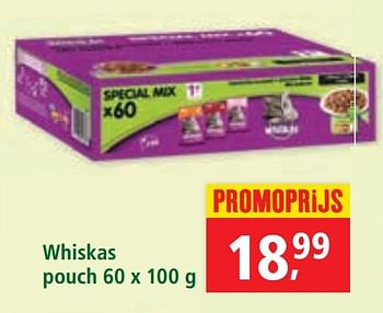 Promotions Whiskas pouch - Whiskas - Valide de 05/08/2020 à 12/08/2020 chez Maxi Zoo