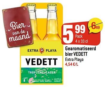 Promoties Gearomatiseerd bier vedett - Vedett - Geldig van 29/07/2020 tot 04/08/2020 bij Smatch