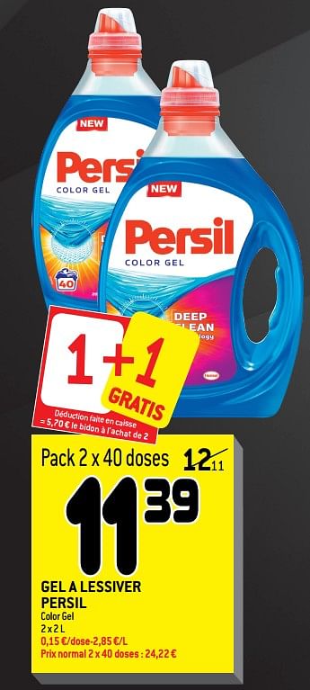 Promoties Gel a lessiver persil - Persil - Geldig van 29/07/2020 tot 11/08/2020 bij Match