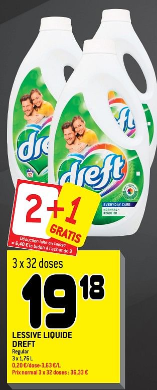 Promotions Lessive liquide dreft - Dreft - Valide de 29/07/2020 à 11/08/2020 chez Match