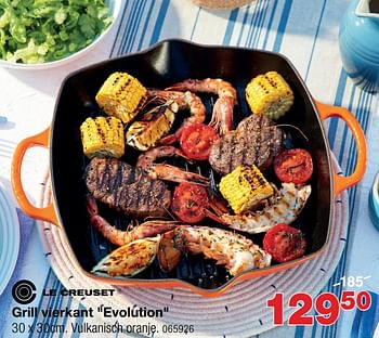 Promoties Grill vierkant evolution - Le creuset - Geldig van 20/07/2020 tot 30/08/2020 bij Home & Co