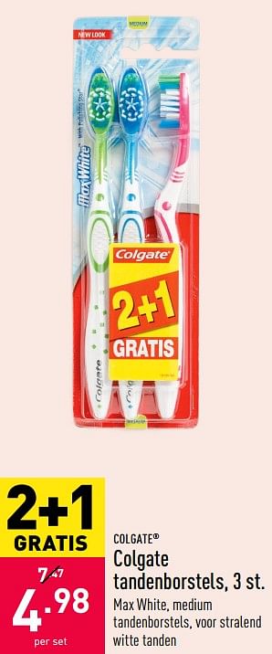 Promoties Colgate tandenborstels - Colgate - Geldig van 07/08/2020 tot 14/08/2020 bij Aldi