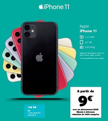 promotion Base: Apple iphone 11 128gb - Apple (Telecom ...