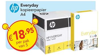 Promoties Hp everyday kopieerpapier - Everyday - Geldig van 30/07/2020 tot 03/09/2020 bij Happyland
