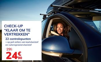 Promoties Check-up klaar om te vertrekken - Huismerk - Auto 5  - Geldig van 31/07/2020 tot 31/08/2020 bij Auto 5