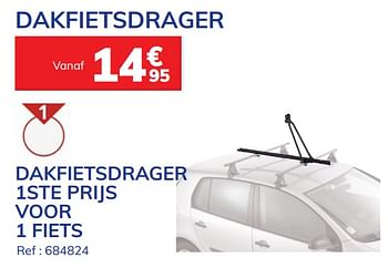 Promoties Dakfietsdrager 1ste prijs voor 1 fiets - 1ste prijs - Geldig van 31/07/2020 tot 31/08/2020 bij Auto 5