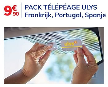 Promoties Pack télépéage ulys 44 frankrijk, portugal, spanje - Huismerk - Auto 5  - Geldig van 31/07/2020 tot 31/08/2020 bij Auto 5