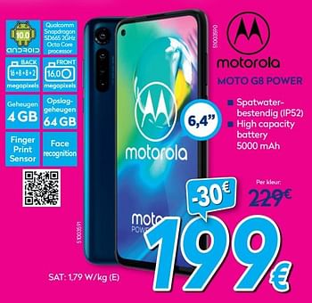 Promotions Motorola moto g8 power - Motorola - Valide de 01/08/2020 à 31/08/2020 chez Krefel