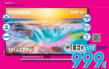 Promoties Samsung qled tv qe55q85ralxxn - Samsung - Geldig van 01/08/2020 tot 31/08/2020 bij Krefel