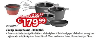 Promoties 7-delige kookpottenset - bh900185 - BergHoff - Geldig van 01/08/2020 tot 31/08/2020 bij Exellent