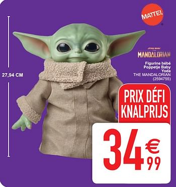 Promoties Figurine bébé poppetje baby yoda the mandalorian - Mattel - Geldig van 04/08/2020 tot 17/08/2020 bij Cora
