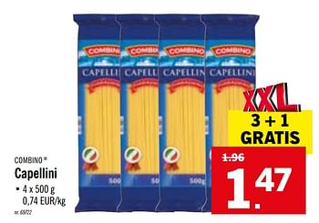 Promoties Capellini - Combino - Geldig van 10/08/2020 tot 14/08/2020 bij Lidl