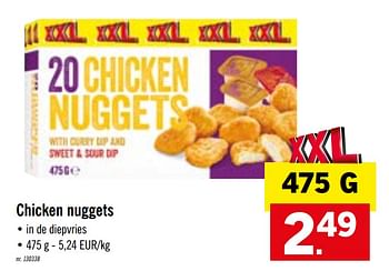 Promoties Chicken nuggets - Huismerk - Lidl - Geldig van 10/08/2020 tot 14/08/2020 bij Lidl