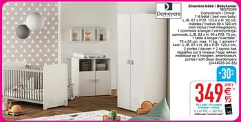 Demeyere Chambre Bebe Babykamer Mistigr En Promotion Chez Cora