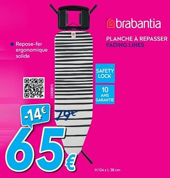 Promotions Planche à repasser fading lines - Brabantia - Valide de 01/08/2020 à 31/08/2020 chez Krefel