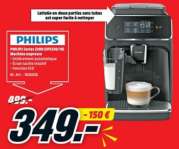Philips series 2200 ep2230-10 machine expresso - chez Markt