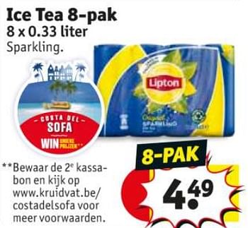 Promoties Ice tea - Lipton - Geldig van 04/08/2020 tot 16/08/2020 bij Kruidvat