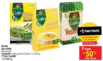 Promoties Risotto riso gallo risotto pronto - Riso Gallo - Geldig van 05/08/2020 tot 17/08/2020 bij Carrefour