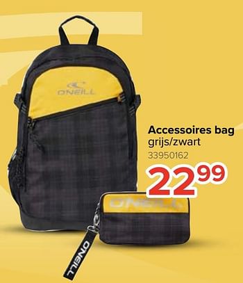 Promoties Accessoires bag grijs-zwart - O'Neill - Geldig van 10/08/2020 tot 06/09/2020 bij Euro Shop