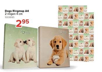 Promoties Dogs ringmap a4 - Huismerk - Euroshop - Geldig van 10/08/2020 tot 06/09/2020 bij Euro Shop