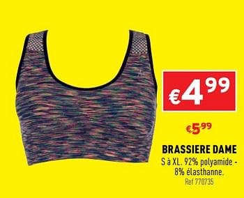 Promotions Brassiere dame - Produit maison - Trafic  - Valide de 05/08/2020 à 09/08/2020 chez Trafic