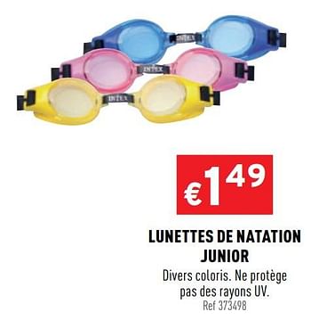 Promoties Lunettes de natation junior - Huismerk - Trafic  - Geldig van 05/08/2020 tot 09/08/2020 bij Trafic