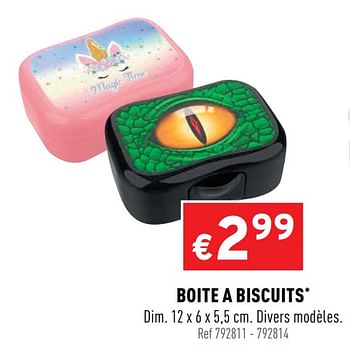 Promotions Boite a biscuits - Produit maison - Trafic  - Valide de 05/08/2020 à 09/08/2020 chez Trafic