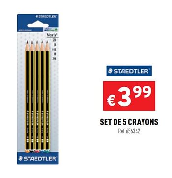 Promotions Set de 5 crayons - Staedtler - Valide de 05/08/2020 à 09/08/2020 chez Trafic
