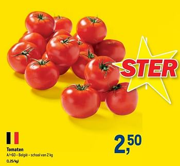 Promoties Tomaten - Huismerk - Makro - Geldig van 12/08/2020 tot 25/08/2020 bij Makro