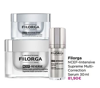 Promoties Filorga ncef-iintensive supreme multicorrection serum - Filorga - Geldig van 03/08/2020 tot 31/08/2020 bij ICI PARIS XL
