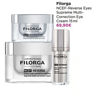 Promoties Filorga ncef-reverse eyes supreme multicorrection eye cream - Filorga - Geldig van 03/08/2020 tot 31/08/2020 bij ICI PARIS XL