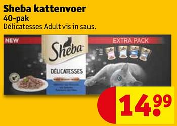 Promoties Sheba kattenvoer - Sheba - Geldig van 11/08/2020 tot 16/08/2020 bij Kruidvat