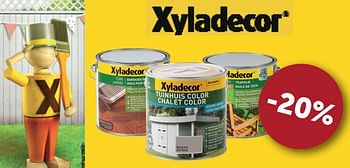 Promoties -20% xyladecor - Xyladecor - Geldig van 18/08/2020 tot 21/09/2020 bij Zelfbouwmarkt