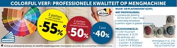 Promoties Muur- en plafondverf acryl mat professioneel - Huismerk - Zelfbouwmarkt - Geldig van 18/08/2020 tot 21/09/2020 bij Zelfbouwmarkt