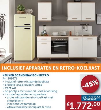 Promoties Keuken scandinavisch retro - Huismerk - Zelfbouwmarkt - Geldig van 18/08/2020 tot 21/09/2020 bij Zelfbouwmarkt