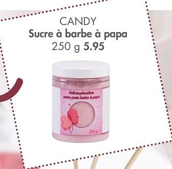 Promotions Candy sucre à barbe à papa - Produit maison - Casa - Valide de 08/08/2020 à 13/09/2020 chez Casa